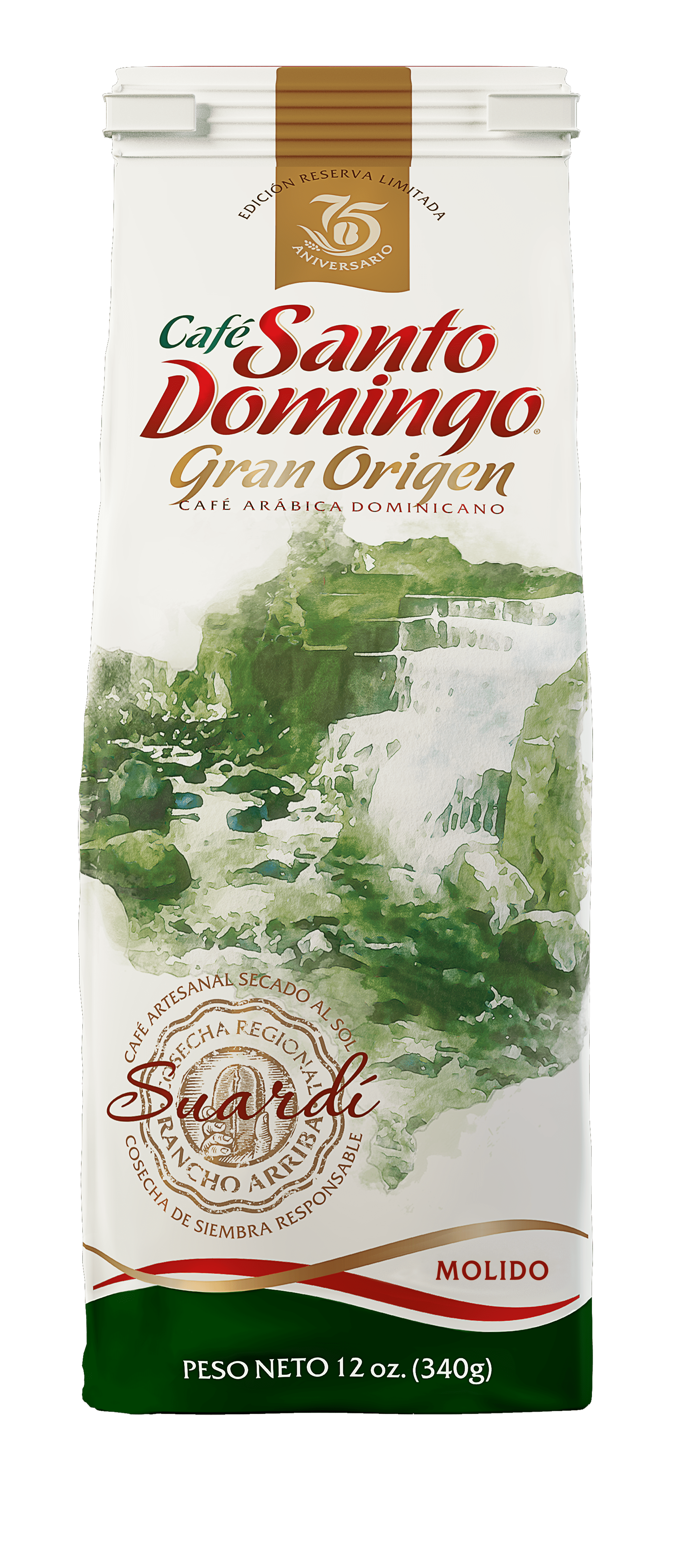 CAFÉ SANTO DOMINGO GRAN ORIGEN SUARDÍ MOLIDO
